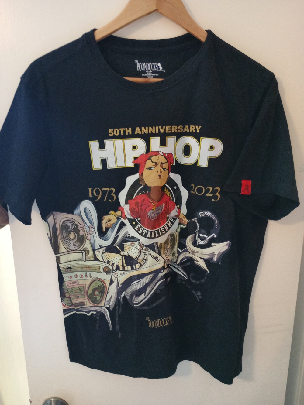 Boondocks 50th Anniversary Hip Hop Graphic Tee - Black
